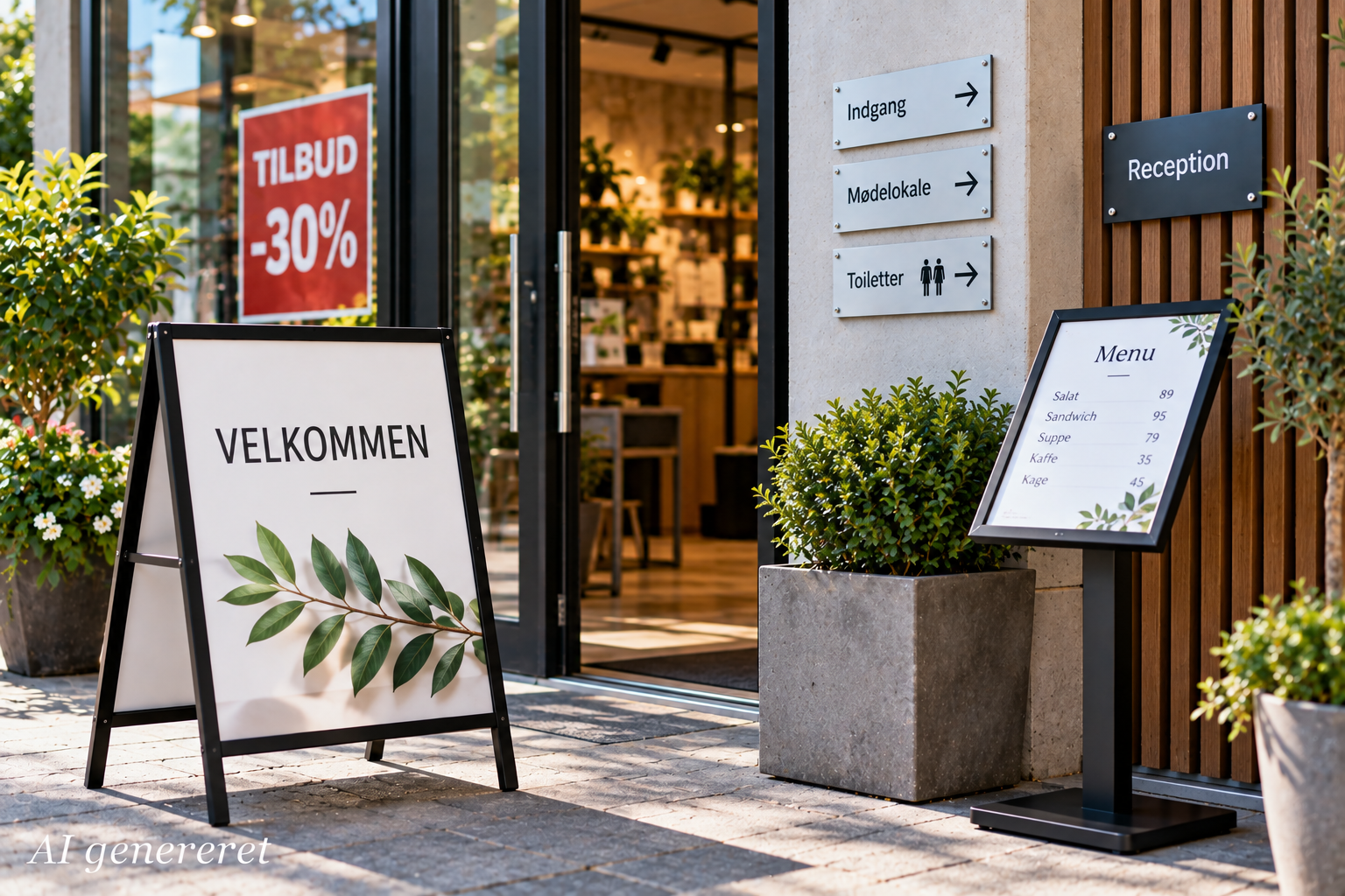 Købe skilte: Få budskabet frem med få ord
